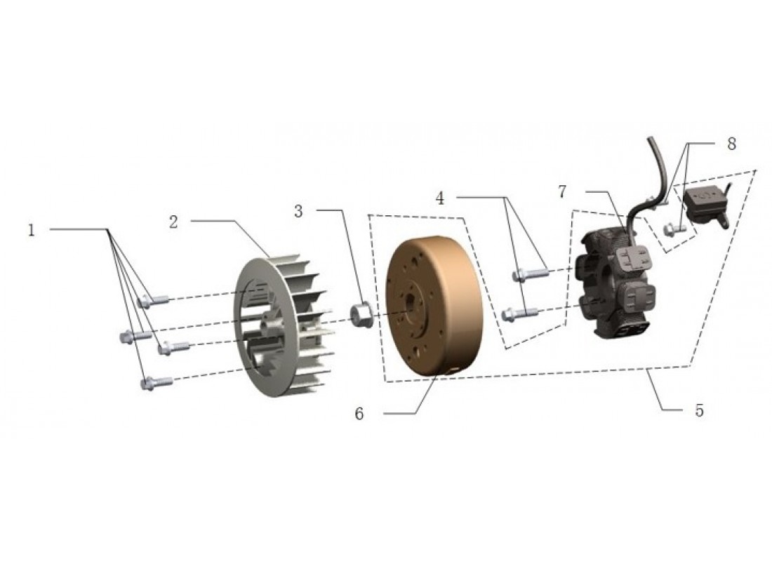 PAOPAO PARTS STATOR FOR MAGNETO